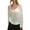 White, variant on Thin And Slightly Transparent V Neck Long Sleeved T Shirt For Women Loose Sun Blouse Casual Lazy Style Top Travel Clothes Sun Shirt Women