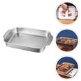 thumbnail image 2 of Rectangular Grilled Tray Home Cooking Dish Double Ears Design Bakeware Pan, 2 of 8