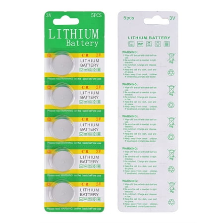 CR 2032 CR2032 3V Lithium Button Cell Coin Battery 5pcs