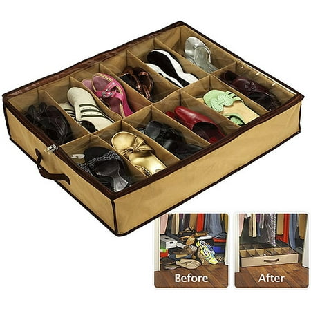 Sto-Away Under Bed Shoe Storage Solution (Best Shoe Storage Solutions)