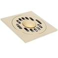 thumbnail image 5 of Mgaxyff 10x10cm Floor Drain Copper Odor‑Resistant Floor Strainer For Hotel Bathroom Kitchen Balcony,Floor Strainer,Floor Drain, 5 of 8