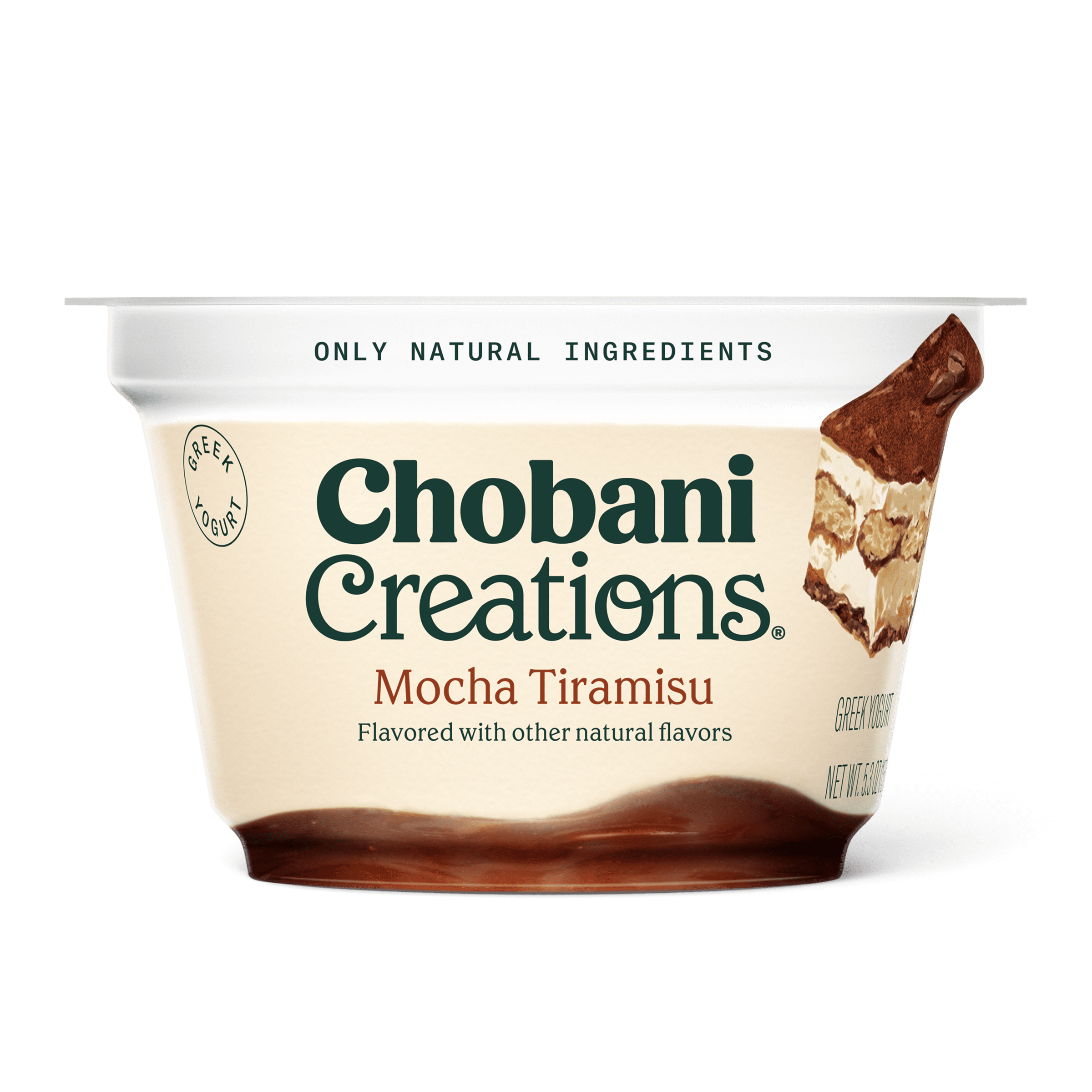 Chobani Creations Mocha Tiramisu Greek Yogurt 5.3 oz Cup