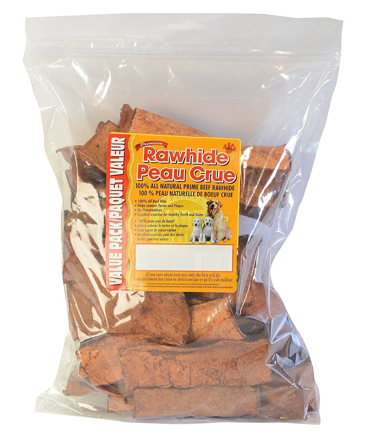 Masters Best Friend Beef Flavor Rawhide Strips Dog Treats