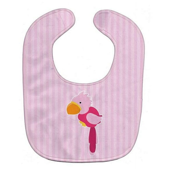 Carolines Treasures BB8971BIB Pirate Parrot Pink Baby Bib