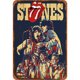 thumbnail image 1 of Placa Metal Vintage The Rolling Stones Arte Pintura Hierro Rectangular 20x30cm, 1 of 9