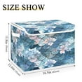 thumbnail image 3 of Ryvnso Fantasy Mermaid Scale Flower Large Lidded Foldable Storage Baskets Cubes Boxes Lids Bin for Home, 3 of 7