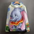 thumbnail image 4 of Dumbo Hoodie 3D Print Pullover Hooded Long Sleeve Sweatshirts Tops Blouse with Pocket for Mens Womens, 4 of 8