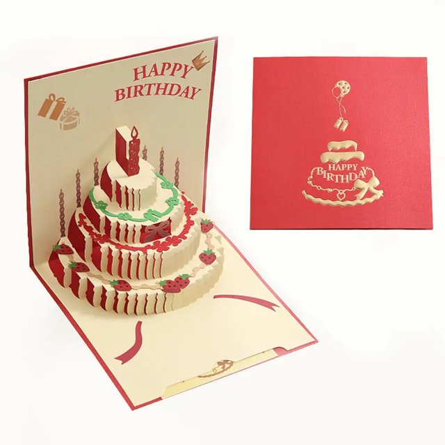 Tarjetas de Feliz Navidad, árbol de Navidad, regalo de invierno, tarjetas Pop-Up, pegatinas de decoración de Navidad, tarjetas de felicitación de Año Nuevo cortadas con láser