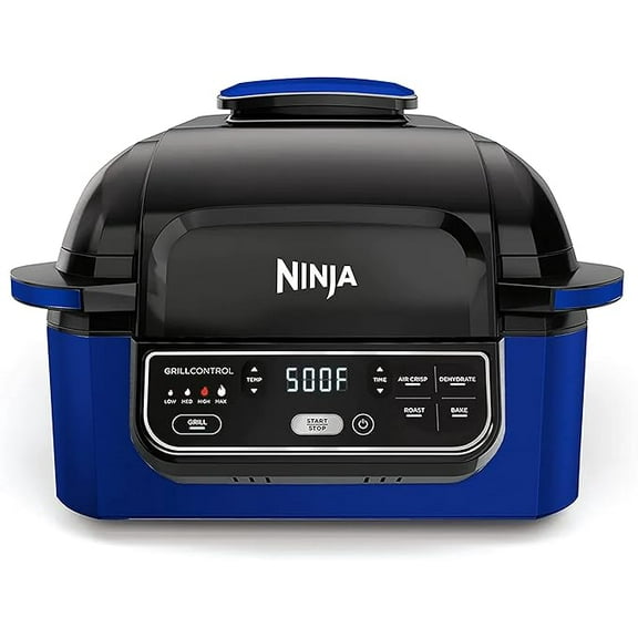 Freidora Ninja AG302H  5 en 1 con freír, asar, hornear y deshidratar color azul