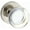Lifetime Polished Nickel, variant on Baldwin Ps.Ccy.Crr Contemporary Crystal Passage Door Knob Set - Brass