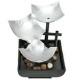 thumbnail image 2 of Tabletop Fountain, Flowing Water Fountain Yellow Light Lightweight Easy To Install  For TV Cabinet For Living Room For Office For Study Room UK Plug AC220-240V, 2 of 8