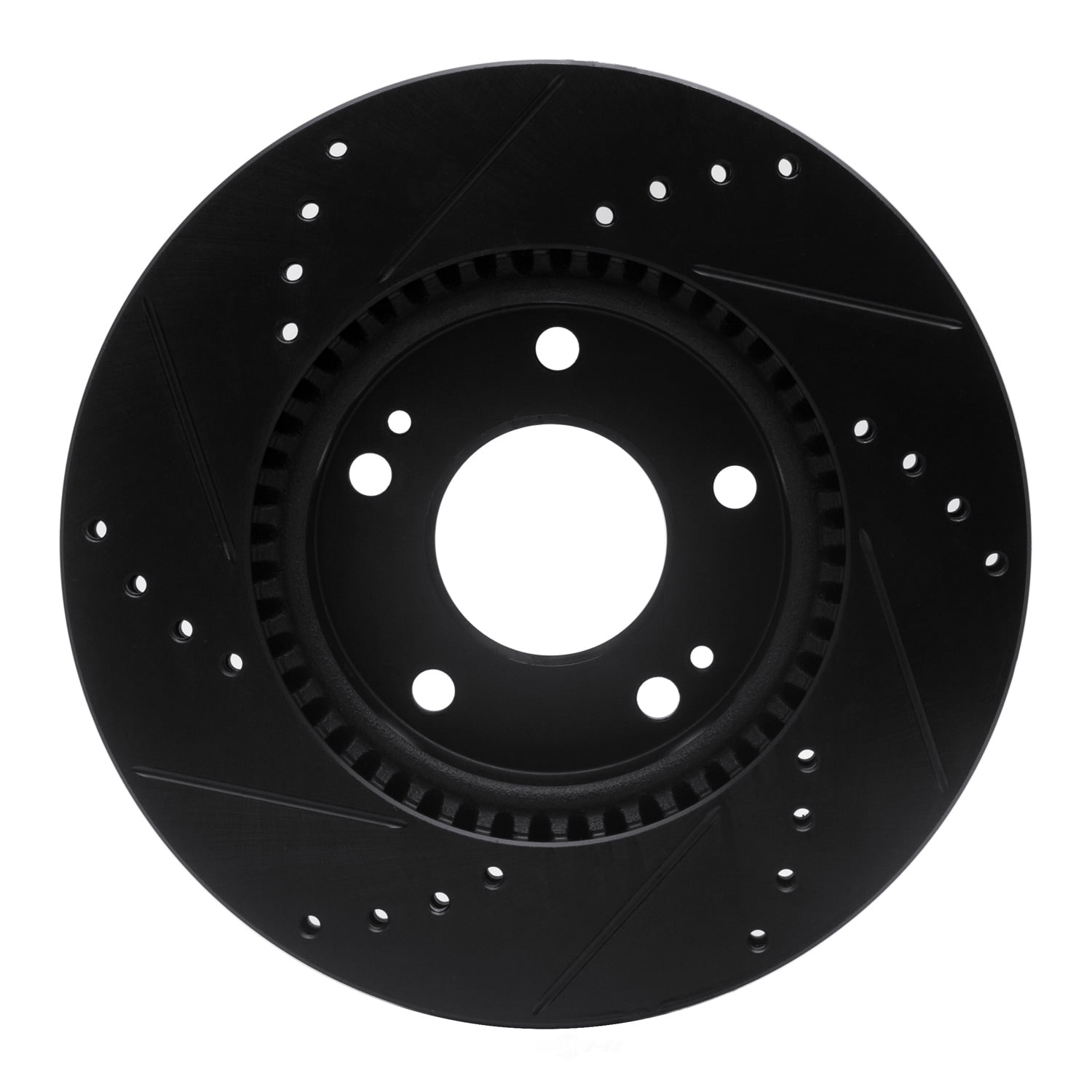 Dynamic Friction Company 633-03016R DFC Brake Rotor - Drilled And Slotted - Black