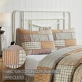 thumbnail image 7 of VHC Brands Farmhouse Multicolor Patchwork Cotton Blend Quilted Pillow Sham, Standard - Tie Closure, 7 of 7