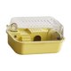 thumbnail image 3 of Hámster jaula hábitat hábitat techo abierto, ejercicio de juego, casa de animales pequeños para animales pequeños ratas de ratas, amarillo, 3 of 8