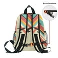 thumbnail image 5 of FORMRS School Backpack with Front Zippered Pocket 12" Student Travel Daypack, Colorful Plane Stripes, 5 of 6