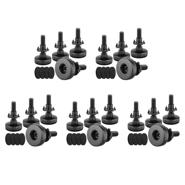 Niveladores De Muebles De 20 Piezas, Patas De NivelacióN De Muebles De Alta Resistencia, Niveladores De Patas Ajustables Para Gabinetes, Mesas, Sillas, Elevador