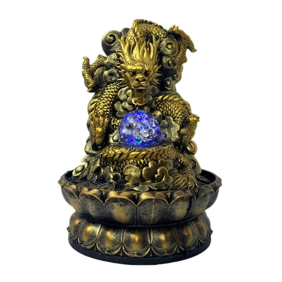 Tabletop Fountain, Waterscape Feng Shui Ornament Indoor Decoration Gifts Water Fountain Ornament Decoration