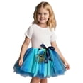 thumbnail image 3 of Glisme Girls Outfit Toddler Children Short Sleeve Solid Color T Shirt Tops Dancing Tutu Skirts Suit Adorable Matching Set Size 5-6 Years White, 3 of 6