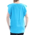 thumbnail image 2 of Vince Camuto Womens Sheer Hi-Low Blouse, 2 of 2