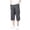 GY2, variant on Men's Shorts, Men's Over The Knee Shorts Elasticated Pocket Slacks 8 Mens Shorts Black L