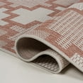 thumbnail image 5 of JONATHAN Y TUSCAN SUN 8 x 10 Area Rug, Cyrus Geometric Tile Pattern - Salmon/Cream, TSN200A-8, 5 of 7
