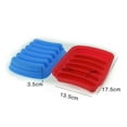 thumbnail image 4 of SHISUYAN 6 Rouleaux de Silicone Réutilisables Moule à Saucisses Hot Dogs avec Couvercle pour Cuisson Nourriture pour Bébé Rouge, 4 of 8