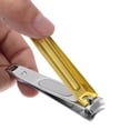 thumbnail image 2 of Unique Bargains Durable Vertical Pattern Nail Clippers 1 Pc Gold Tone, 2 of 6