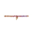 thumbnail image 5 of Time and Tru Goldtone Multicolored Bead Initial "F" Necklace, 5 of 6
