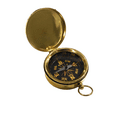 thumbnail image 2 of NauticalMart Brass Pocket Compass 1.75 w/Lid, 2 of 10