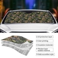 thumbnail image 5 of Zufioo Camouflage Skulls Print Car Windshield Sunshade, UV Protection Heat Insulation Protective Cover Suitable for Car, SUV, Truck Auto Accessories-Camouflage Skulls, 5 of 8