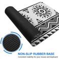 thumbnail image 6 of Long Mouse Pads for Desk,Black Geometric Striped Pattern Desk Mats on Top Of Desks, Desk Mouse Pad Extra Large with 3mm Non-Slip Base and Stitched Edge for Gaming,Office,Work,Home 31.5"x11.8", 6 of 6