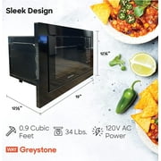 Furrion Greystone Built-In Microwave Oven in Black
