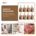 thumbnail image 4 of Minkissy Clear Window Kraft Paper Bags 10Pack for Simple Appearance and Reusable Storage, 4 of 4