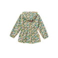 thumbnail image 2 of Wonder Nation Girls' Floral Printed Rain Jacket, Sizes 4-18 & Plus, 2 of 4