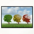 thumbnail image 2 of Designart - Vieillissement Cérébral - Impression sur Toile Encadrée Abstraite, 2 of 4