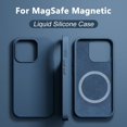 thumbnail image 2 of Magsafe-Funda de silicona líquida para iPhone, carcasa magnética suave de carga inalámbrica, Original, 16, 15, 14, 13, 12, 11 Pro Max Plus, 2 of 5