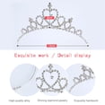 thumbnail image 6 of SUTENG 5 Pieces Girls Princess Tiara Crown Glitter Crystal Tiara Headband Rhinestones Toddler Crown for Little Girls Wedding Princess Birthday Christmas Crown Party Gifts, 6 of 7