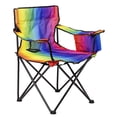 thumbnail image 3 of Ozark Trail Oversized Camp Chair with Cooler, Rainbow Ombre Design, Watercolor Rainbow, Adult, 3 of 4