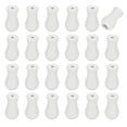 thumbnail image 1 of Uxcell 24Pcs Pomos de Cordón, Gotas de Borlas de Madera, Colgante para Persianas y Cortinas, Cilindro Blanco, 1 of 7