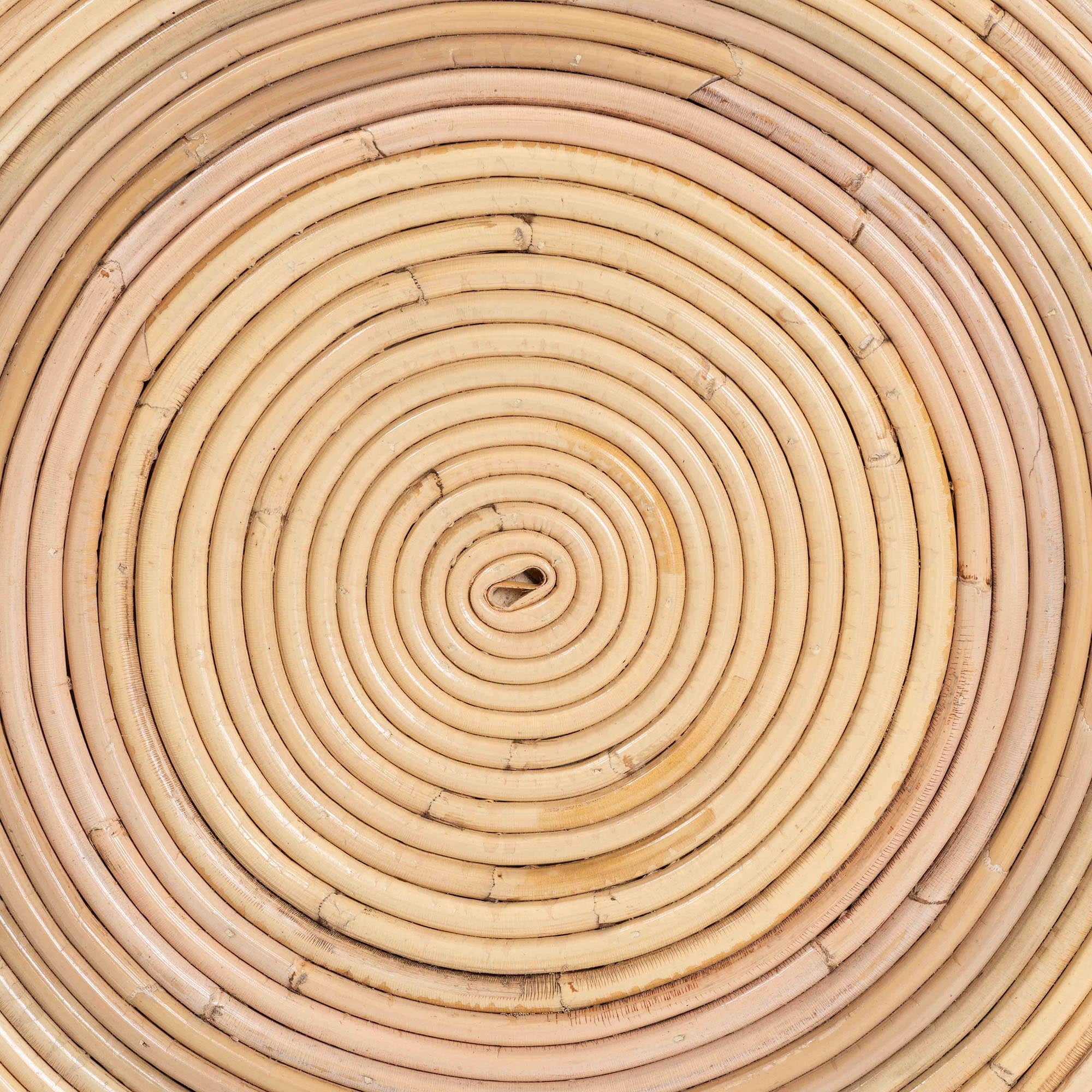 bali & pari  Brookwood Boho End Table, Natural Rattan