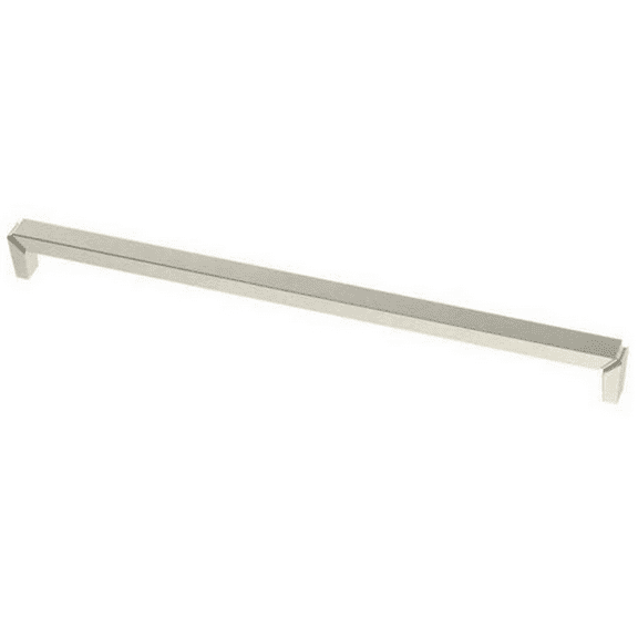 Liberty P39416C-PN 12" Modern Notched Cabinet Drawer Pull Polished Nickel