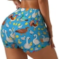 thumbnail image 1 of Fotbe Rooster And Chickens Shorts Sin Costuras – Shorts Deportivos de Cintura Alta para Mujer, Elásticos para Gimnasio, Yoga, Running o Ciclismo-X-Large, 1 of 8