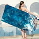 thumbnail image 3 of Ganfancp Moda Impreso Toalla de Playa Sky Flor Impreso Microfibra Toalla de Baño Cojín de Playa Chal Limpie Toalla Sudor Ofertas Del Día 1X Toalla de Playa, 3 of 5