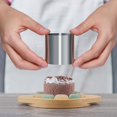 thumbnail image 5 of JUNWELL 6/12pcs Stainless Steel Round Cake Ring Molds  2-Inch Pastry Rings for Mousse Dessert  Kitchen Baking Tools with Dessert Rings Set, 5 of 5