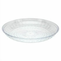 12" Pixel Clear Tray - Large Disposable Serving Tray for Parties Catering Events Snacks Appetizers Dips Portion Control Food Presentation Stylish Party Tableware (2)