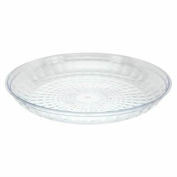 12" Pixel Clear Tray - Large Disposable Serving Tray for Parties Catering Events Snacks Appetizers Dips Portion Control Food Presentation Stylish Party Tableware (1)