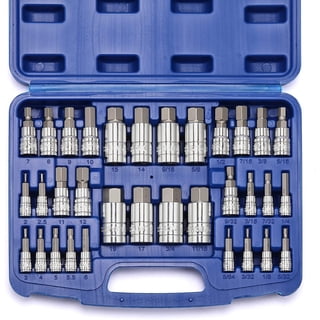 Lexivon Master Hex Bit Socket Set, Premium S2 Alloy Steel , Complete 32 ...