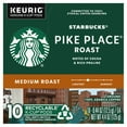 thumbnail image 5 of Starbucks K-Cup Coffee Pods, Medium Roast Coffee, Pike Place Roast For Keurig Coffee Makers, 100% Arabica, 1 Box (10 Pods), 5 of 5