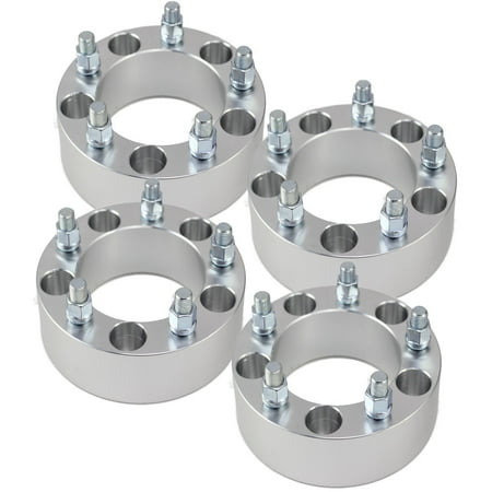 Set of 4 | 2" 5x5.5 (5x139.7) Wheel Spacers | Fits  Dodge Ram 1500 Ford F-100 Bronco Jeep CJ | 1/2"