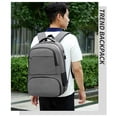thumbnail image 3 of Mochila de picnic Toystoory portátil con compartimentos gris oscuro, 3 of 6